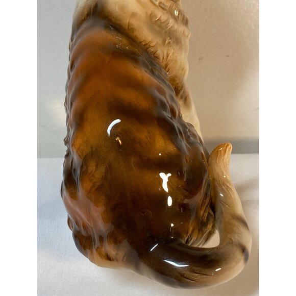 VTG Andrea by Sadek  Tabby Cat Blue Eye Ceramic Figure Tilden Thurber 2611 Japan - Picture 12 of 14